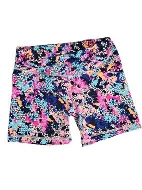 Ikonik Colorful Abstract Print Active Shorts